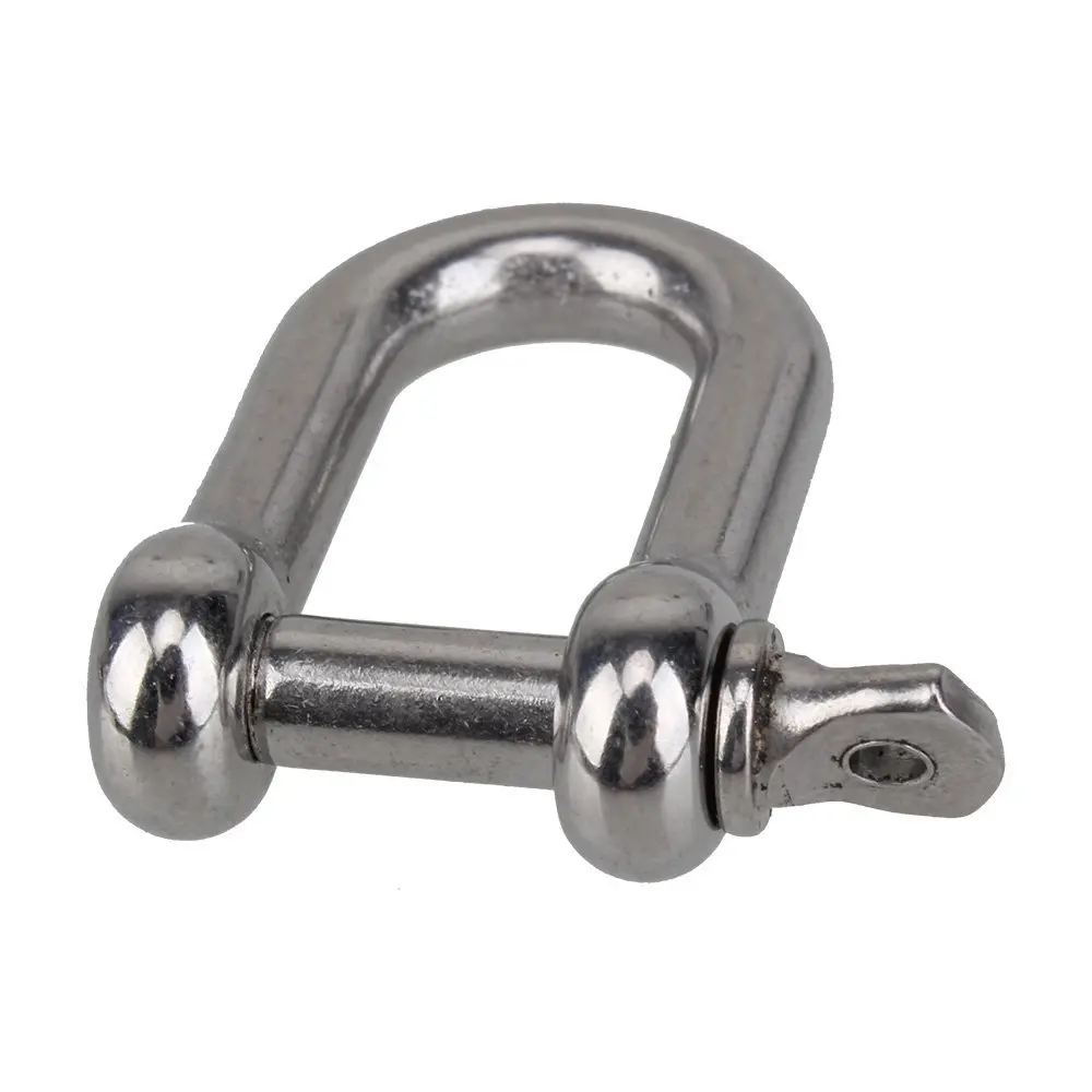 M14 304 Stainless Steel Shackle Screw Pin Dee Anchor Shackle European Style
M14 304 Stainless Steel Shackle Screw Pin Dee Anchor Shackle European Style