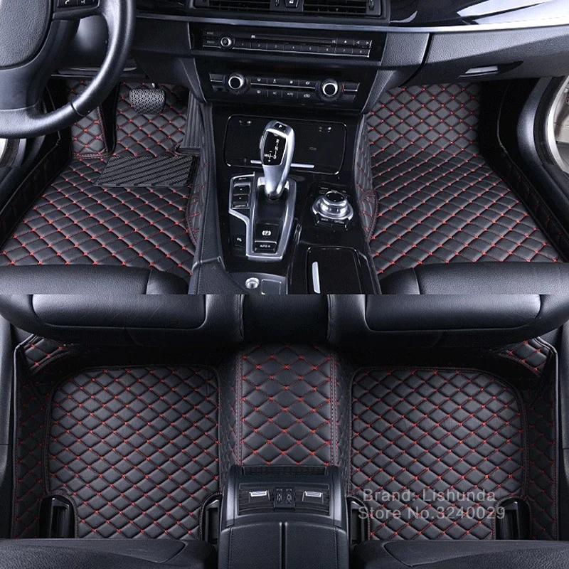 Фото Specially customized fit car floor mats for Lexus LS LS460 LS460L LS600H IS300 IS 250 RX ES NX high quality leather carpet rugs |