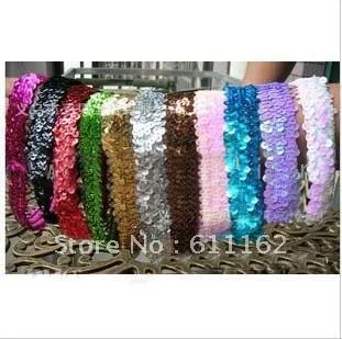 100pcs top and high quality 1'' sequin headbands baby headbands for stretch sequin headband @40
100pcs top and high quality 1'' sequin headbands baby headbands for stretch sequin headband @40