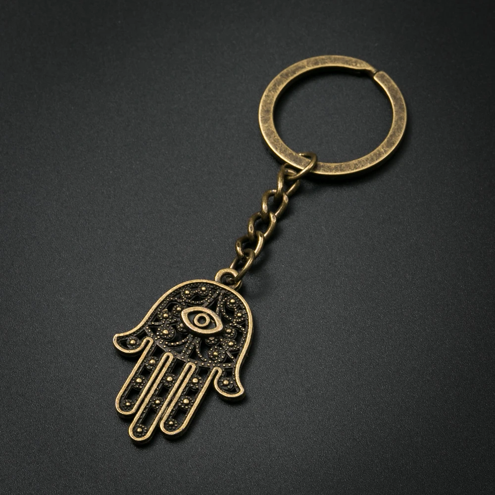Hamsa Fatima Hand Fashion Creative Keychain Metal Charm key ring For Gift Car Key Chain Jewelry
Hamsa Fatima Hand Fashion Creative Keychain Metal Charm key ring For Gift Car Key Chain Jewelry