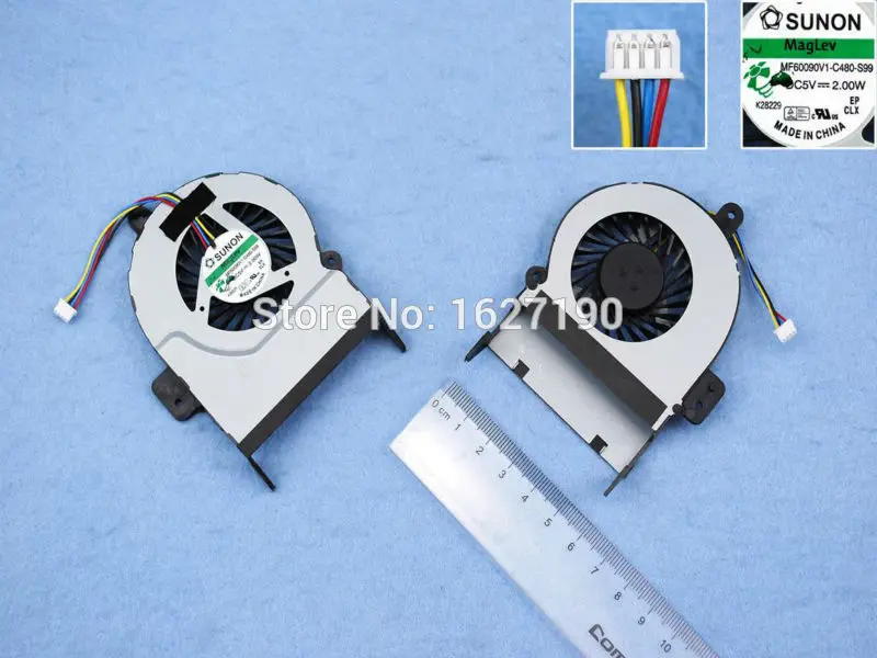 NEW Laptop Cooling Fan for ASUS X55V X55VD X45C X45VD R500V K55VM(For Integrated graphics,thickness:9mm) CPU Cooler/Radiator
NEW Laptop Cooling Fan for ASUS X55V X55VD X45C X45VD R500V K55VM(For Integrated graphics,thickness:9mm) CPU Cooler/Radiator