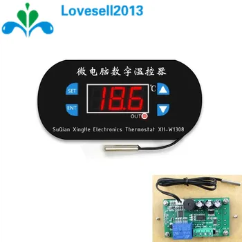 DC 12V Digital Thermostat Temperature Controller Sensor Meter Red LED Mini Thermal Regulator Thermostat
DC 12V Digital Thermostat Temperature Controller Sensor Meter Red LED Mini Thermal Regulator Thermostat