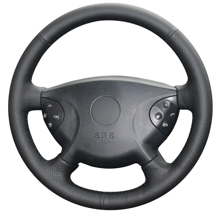 Hand-stitched Black Genuine Leather Anti-slip Soft Car Steering Wheel Cover for Mercedes-Benz W210 E240 E63 E320 E280 2002
Hand-stitched Black Genuine Leather Anti-slip Soft Car Steering Wheel Cover for Mercedes-Benz W210 E240 E63 E320 E280 2002