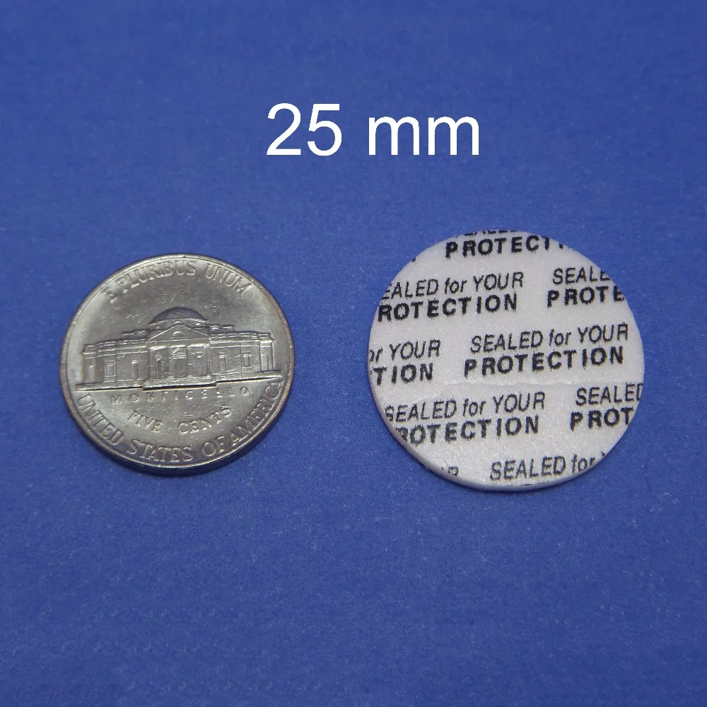 25 mm Press and Seal Safety Liners -Tamper foam seal bottles & jars -bag of 200 (PSS(25 mm)=200pcs)
25 mm Press and Seal Safety Liners -Tamper foam seal bottles & jars -bag of 200 (PSS(25 mm)=200pcs)