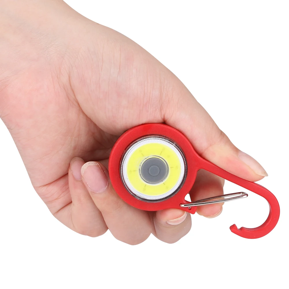 3 Mode COB LED Carabiner Light Keyring Hanging Flashlight Pocket Torch Safety Warning Bicycle Lamp Backpack Lighting With CR2032
3 Mode COB LED Carabiner Light Keyring Hanging Flashlight Pocket Torch Safety Warning Bicycle Lamp Backpack Lighting With CR2032