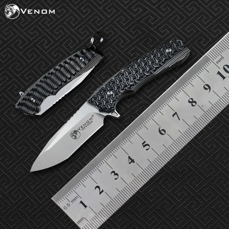VENOM 2 mini small M390 steel titanium alloy zirconium knife tool outdoor tool foldin pocket knives hunting survival knife
VENOM 2 mini small M390 steel titanium alloy zirconium knife tool outdoor tool foldin pocket knives hunting survival knife