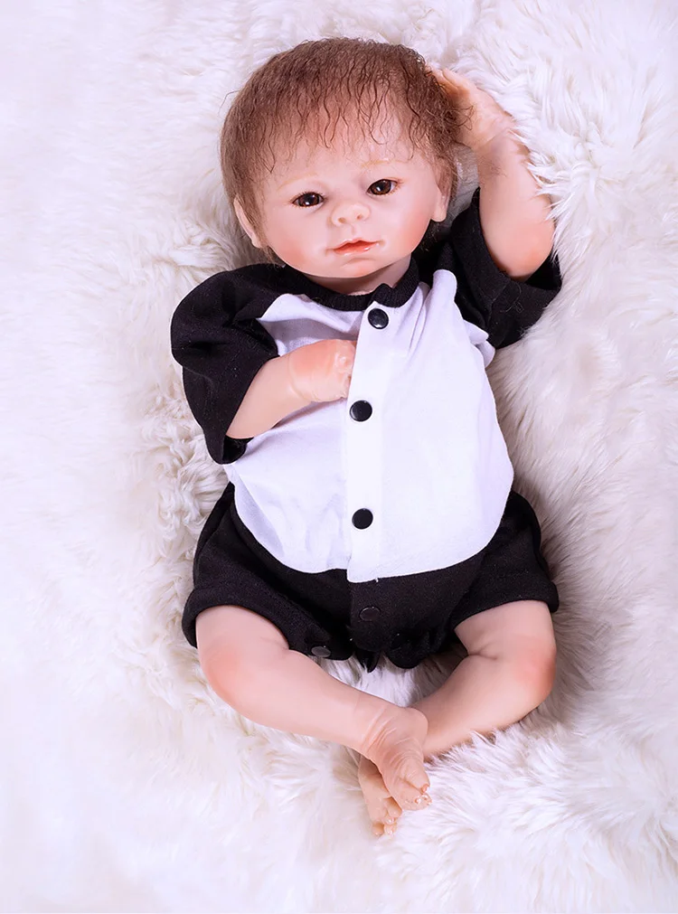 46cm Silicone Reborn Baby Doll Toys Real touch toddler toys for 2 year old Birthday Christmas Gift Present Child brinquedos doll
46cm Silicone Reborn Baby Doll Toys Real touch toddler toys for 2 year old Birthday Christmas Gift Present Child brinquedos doll