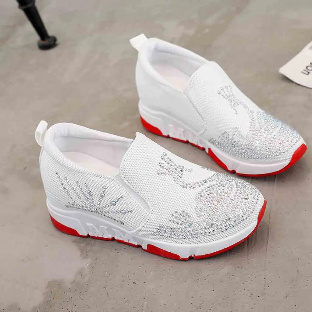 Breathable Increased Female Shoes Wedge Heel Casual Rhinestone Shoe Travel Shoes sneakers casual woman zapatillas mujer X2-04
Breathable Increased Female Shoes Wedge Heel Casual Rhinestone Shoe Travel Shoes sneakers casual woman zapatillas mujer X2-04