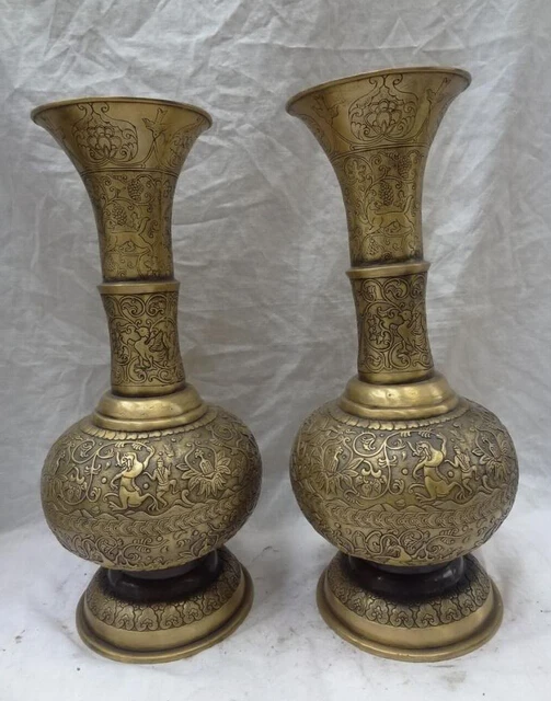 free shipping 003524 14" China Bronze Buddhist Shen Shou Unicorn Dragon Horse Statue Pot Vase Pair
free shipping 003524 14" China Bronze Buddhist Shen Shou Unicorn Dragon Horse Statue Pot Vase Pair