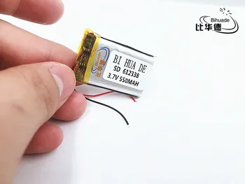 li-po (1pieces/lot) 3.7V lithium polymer battery 612338 062238 MP3 DIY Speaker millet 550MAH
li-po (1pieces/lot) 3.7V lithium polymer battery 612338 062238 MP3 DIY Speaker millet 550MAH