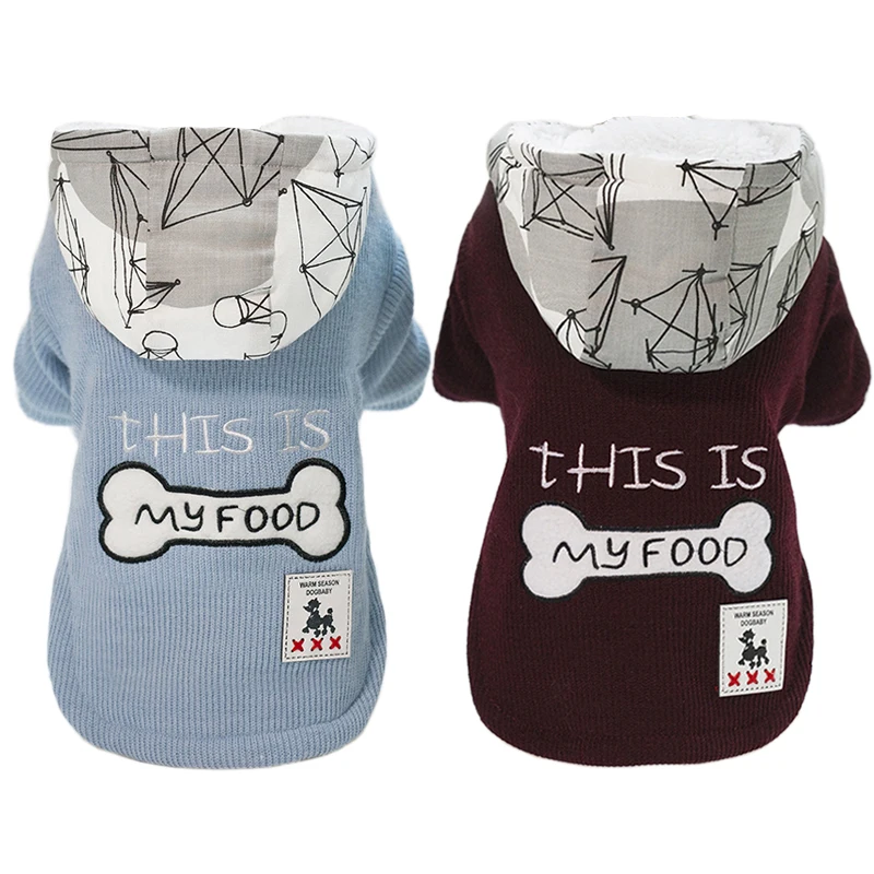 Bone Pattern Dog Hooded Coat Jackets Winter Warm Thicken Pet Clothes For Small Medium Dogs French Bulldog Pug Puppy Cat Clothing
Bone Pattern Dog Hooded Coat Jackets Winter Warm Thicken Pet Clothes For Small Medium Dogs French Bulldog Pug Puppy Cat Clothing