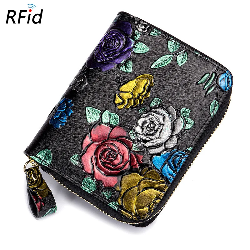 Rfid Credit Card Holder Embossing Women Vintage Floral Id Card Holder Wallet High Quality Design Cute Passport Organizador
Rfid Credit Card Holder Embossing Women Vintage Floral Id Card Holder Wallet High Quality Design Cute Passport Organizador
