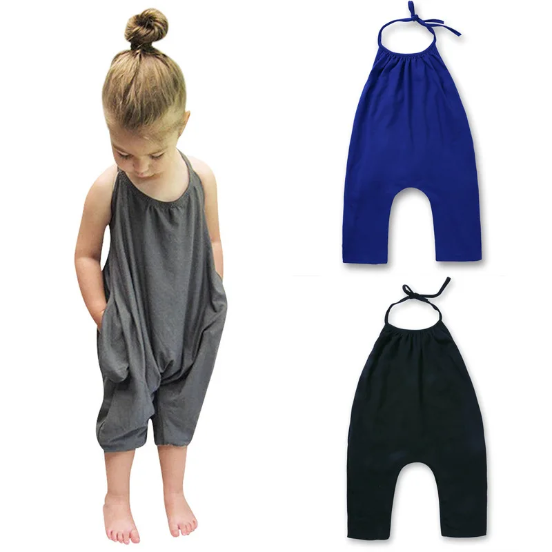 Summer Baby Girl Rompers Casual Infant Bebes Sleeveless Halter Baby Clothes Toddler Kids Jumpsuits Newborn Children Outfits
Summer Baby Girl Rompers Casual Infant Bebes Sleeveless Halter Baby Clothes Toddler Kids Jumpsuits Newborn Children Outfits