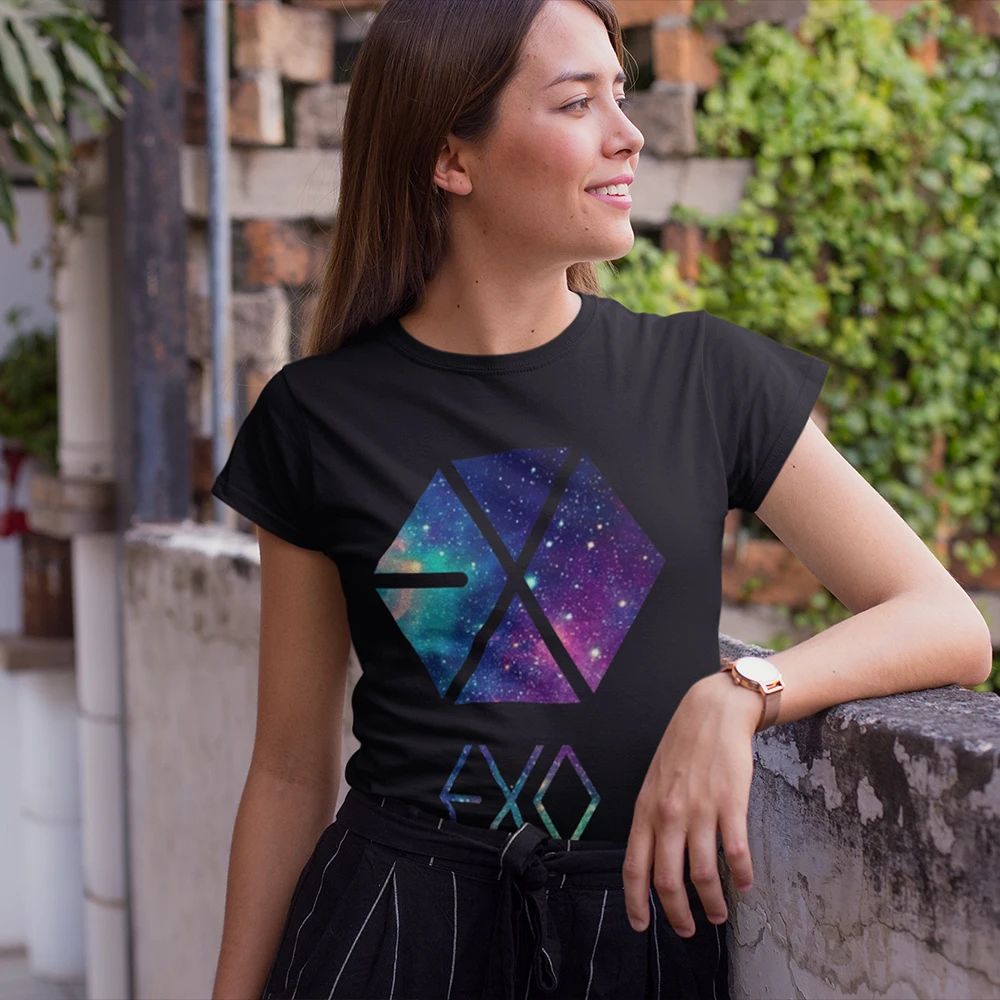 Exo T-Shirt EXO Galaxy T Shirt 100 Cotton Orange Women tshirt New Fashion O Neck Printed Large size Ladies Tee Shirt
Exo T-Shirt EXO Galaxy T Shirt 100 Cotton Orange Women tshirt New Fashion O Neck Printed Large size Ladies Tee Shirt
