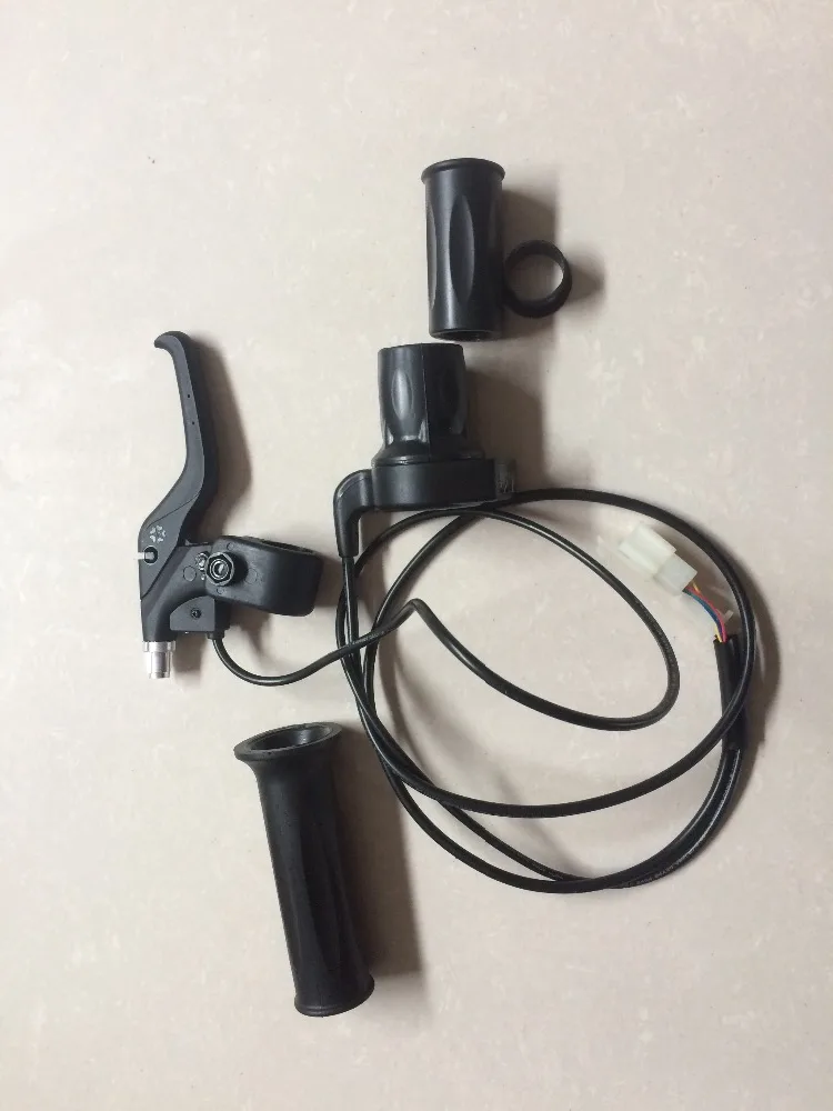 WUXING brand half twist throttle with grips and brake lever accelerator handlebar for electric scooter ebicycle
WUXING brand half twist throttle with grips and brake lever accelerator handlebar for electric scooter ebicycle