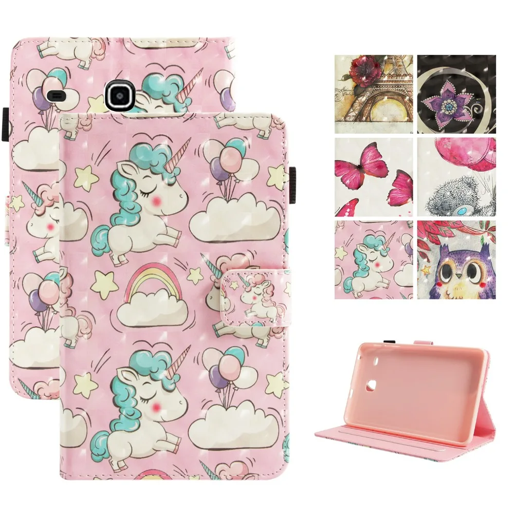 3D cute painting PU Leather Tablet Cover for Coque Samsung Galaxy Tab E 8.0 SM-T377 Case for Fundas Samsung Tab E 8.0 T377V T375
3D cute painting PU Leather Tablet Cover for Coque Samsung Galaxy Tab E 8.0 SM-T377 Case for Fundas Samsung Tab E 8.0 T377V T375