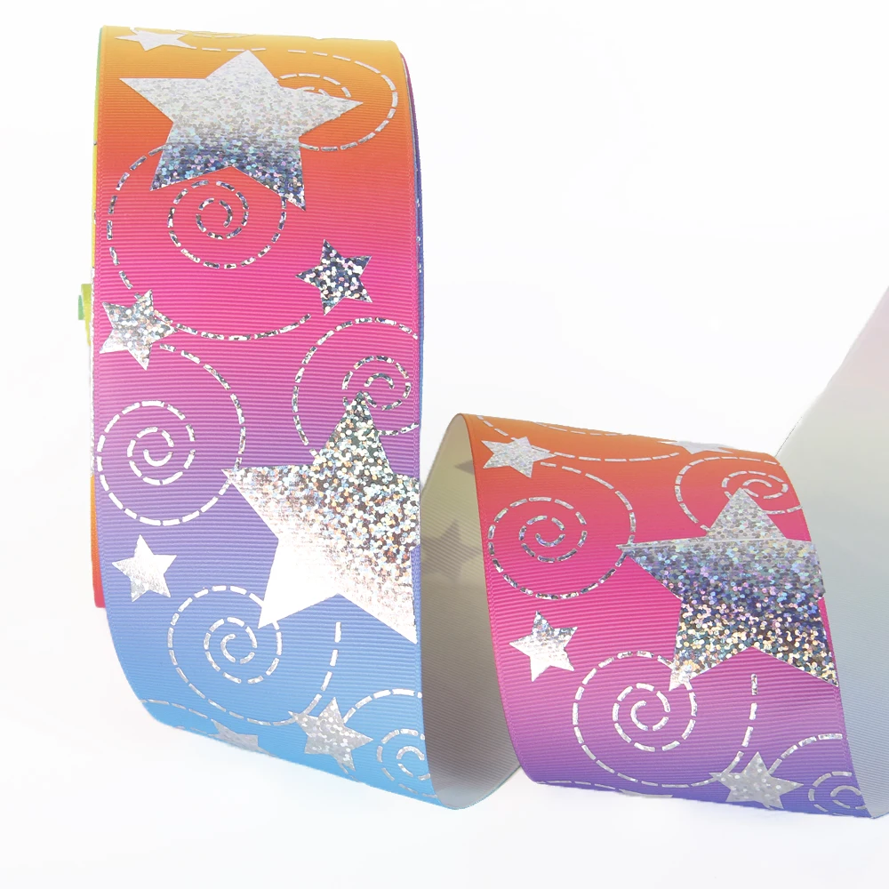 David accessories 1" 2" 3'' star laser silver polyester GROSGRAIN ribbon 50yard,DIY handmade material,wedding gift wrap,50Yc3407
David accessories 1" 2" 3'' star laser silver polyester GROSGRAIN ribbon 50yard,DIY handmade material,wedding gift wrap,50Yc3407