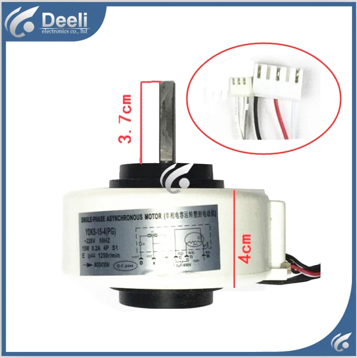 100% new good working for Air conditioner Fan motor machine motor YDKS-15-4PG short
100% new good working for Air conditioner Fan motor machine motor YDKS-15-4PG short