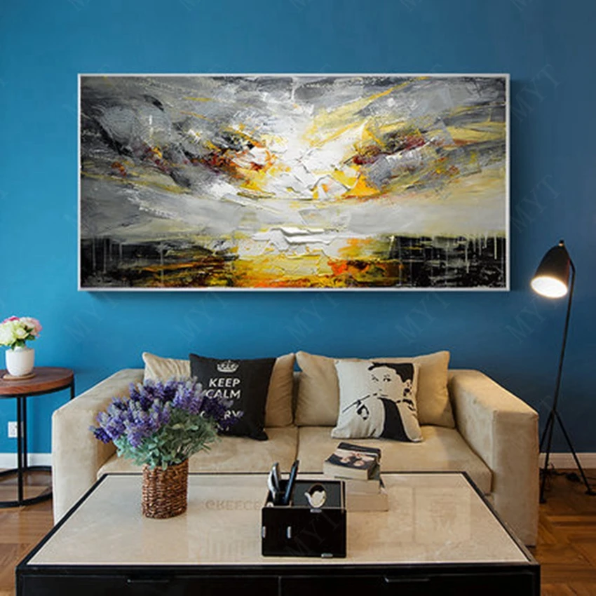 MYT Abstract art painting modern wall art canvas pictures large wall paintings handmade oil painting for living room wall decor
MYT Abstract art painting modern wall art canvas pictures large wall paintings handmade oil painting for living room wall decor