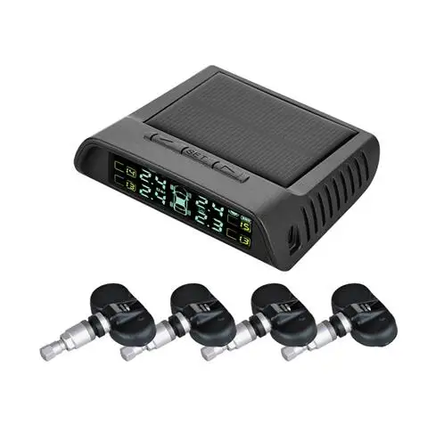 USB or Solar Charging Car TPMS Tire Pressure Monitoring System HD Digital LCD Display Auto Alarm tool Wireless 4 external Sensor
USB or Solar Charging Car TPMS Tire Pressure Monitoring System HD Digital LCD Display Auto Alarm tool Wireless 4 external Sensor