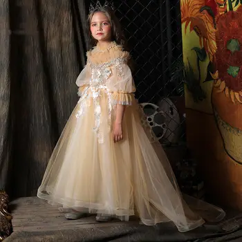 2019 Kids Girl Lace Mesh Party Ball Gown Children Pearl First Communion Dress Baby Girl Elegant Beads Princess Pageant Gown Q630
2019 Kids Girl Lace Mesh Party Ball Gown Children Pearl First Communion Dress Baby Girl Elegant Beads Princess Pageant Gown Q630