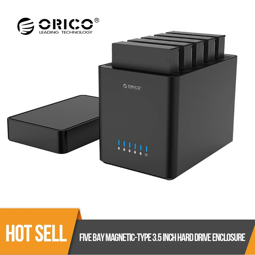 ORICO 3 5 дюйма USB3.0 корпус для жесткого диска с разъемами магнитного типа Поддержка 50