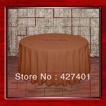 Hot Sale 132" R Burnt Orange Round Table Cloth Polyester Plain Table Cover for Wedding Events &Party Decoration
Hot Sale 132" R Burnt Orange Round Table Cloth Polyester Plain Table Cover for Wedding Events &Party Decoration