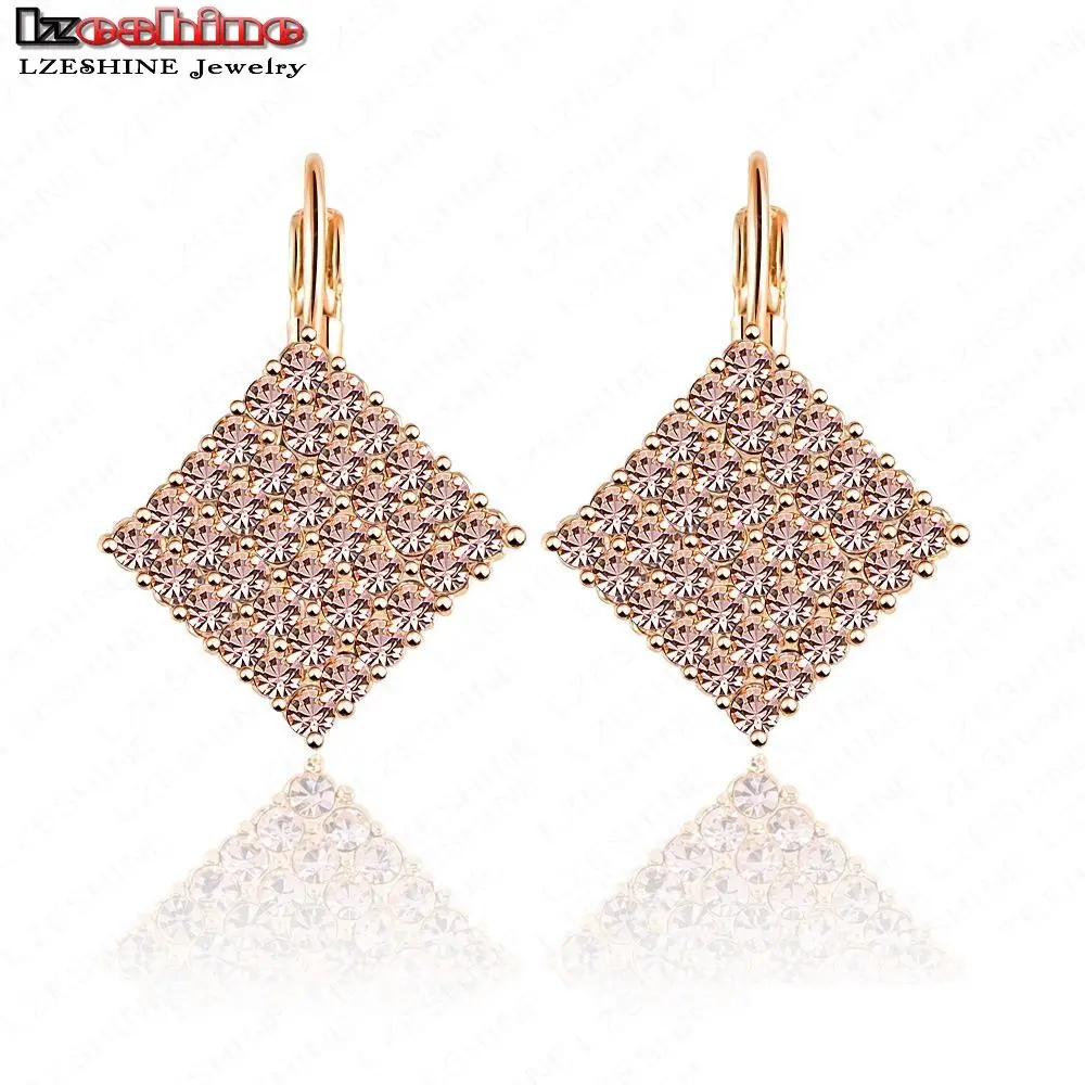 LZESHINE High Quality Square Earrings Gold Color SWA Element Austrian Crystal Earrings For Women ER0035-C
LZESHINE High Quality Square Earrings Gold Color SWA Element Austrian Crystal Earrings For Women ER0035-C