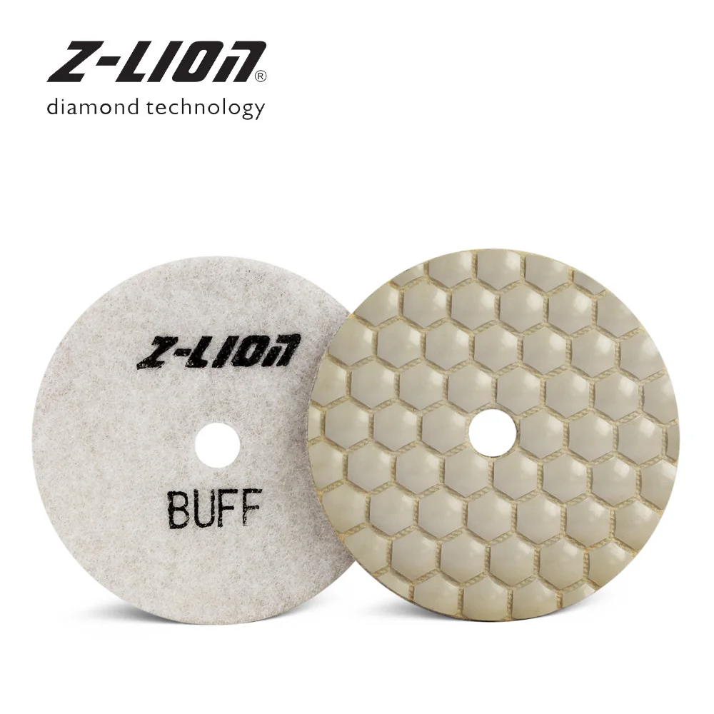 Z-LEAP Dry Diamond Final Polishing Pad Black & White Buff Disc Marble Granite Travertine Terrazzo Concrete Stone Abrasive Wheels
Z-LEAP Dry Diamond Final Polishing Pad Black & White Buff Disc Marble Granite Travertine Terrazzo Concrete Stone Abrasive Wheels
