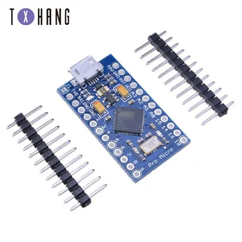 Pro Micro ATmega32U4 5V 16MHz Replace ATmega328 For Arduino Pro Mini With 2 Row Pin Header For Leonardo Mini Usb Interface
Pro Micro ATmega32U4 5V 16MHz Replace ATmega328 For Arduino Pro Mini With 2 Row Pin Header For Leonardo Mini Usb Interface