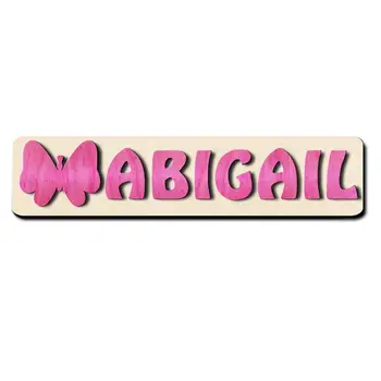 Personalized Name Puzzle Toy with Butterfly Custom Baby Name Puzzle Busy Board Baptism Gift Nursery Decoration
Personalized Name Puzzle Toy with Butterfly Custom Baby Name Puzzle Busy Board Baptism Gift Nursery Decoration