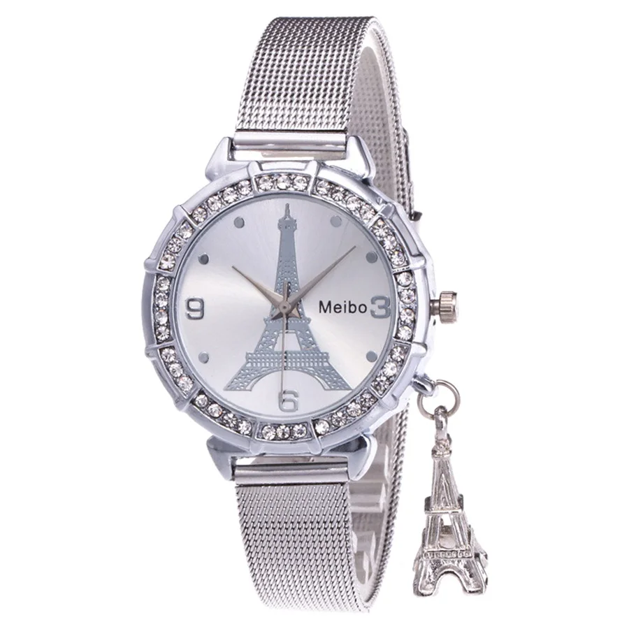 Hot Sale Stainless Steel Women Watch Eiffel Tower Quartz Watch Female Watches Women Lady Clock Relogio Feminino Wristwatches
Hot Sale Stainless Steel Women Watch Eiffel Tower Quartz Watch Female Watches Women Lady Clock Relogio Feminino Wristwatches