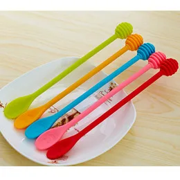 Hot sell Cute Smile Face Silicone Honey Spoon Honey Stick for Honey Jar Tea Long Handle Mixing Stick Coffee Sticker with Spoon
Hot sell Cute Smile Face Silicone Honey Spoon Honey Stick for Honey Jar Tea Long Handle Mixing Stick Coffee Sticker with Spoon