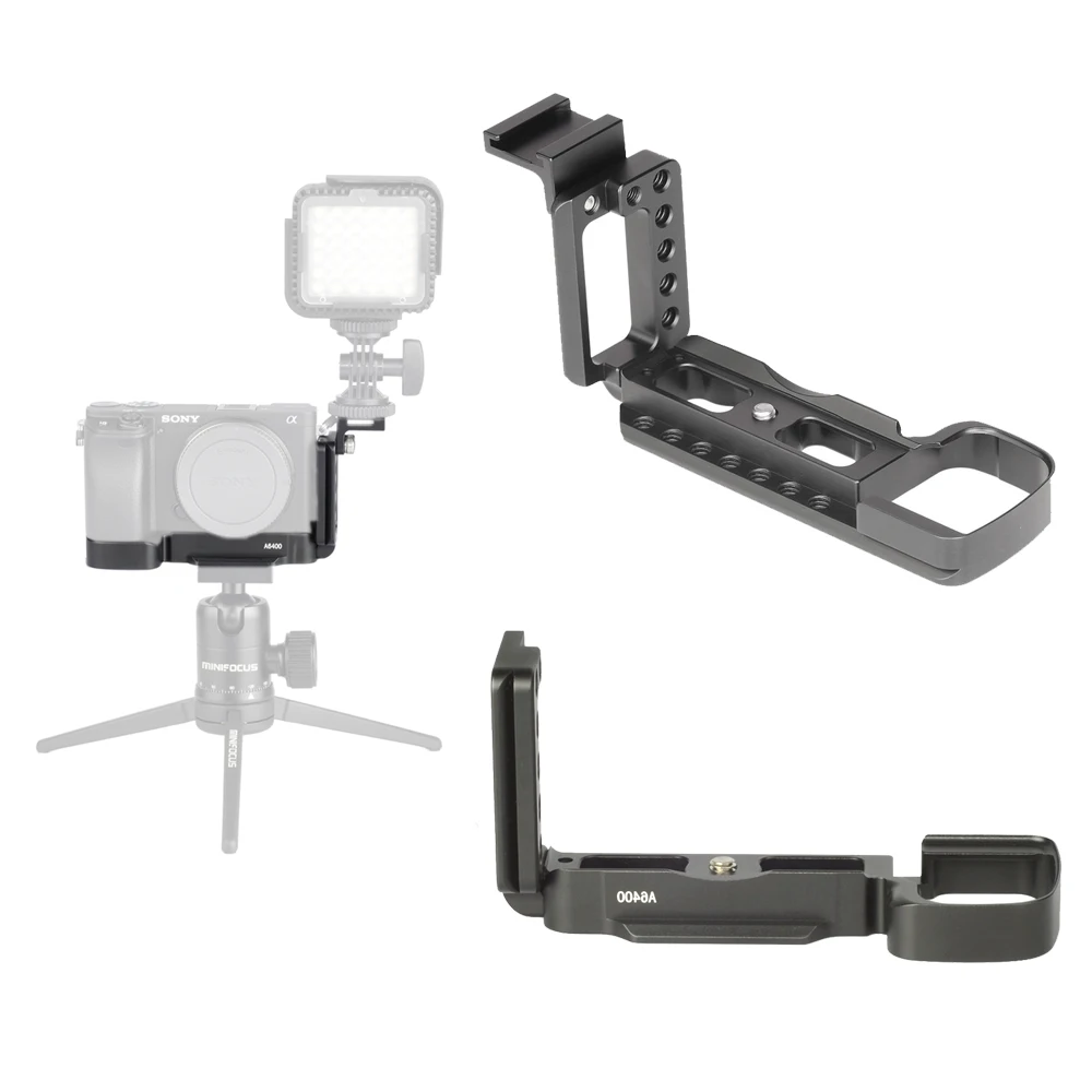 Camera Hand Grip L Plate With Hot Code Shoe Holder For Sony A6400 Camera Quick Release Extension L-Bracket for Microphone Light
Camera Hand Grip L Plate With Hot Code Shoe Holder For Sony A6400 Camera Quick Release Extension L-Bracket for Microphone Light