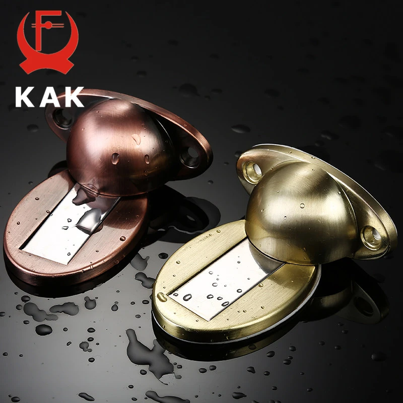 KAK Thicknessed Zinc Alloy Magnetic Door Stopper Sticker Hidden Door Holders Catch Floor Nail-free Doorstop Door Hardware
KAK Thicknessed Zinc Alloy Magnetic Door Stopper Sticker Hidden Door Holders Catch Floor Nail-free Doorstop Door Hardware