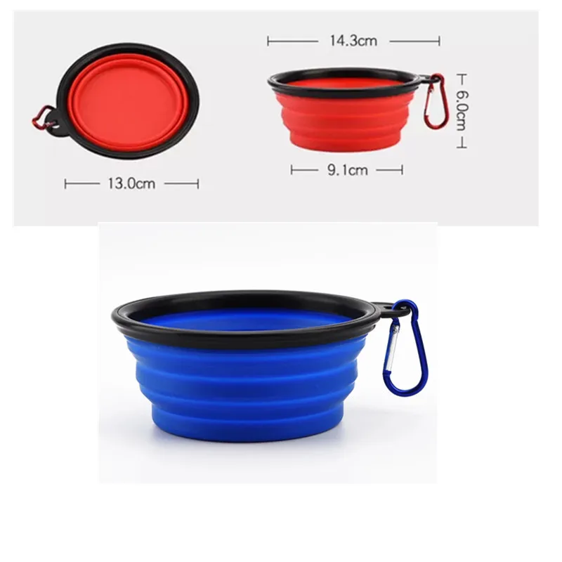 Dog Bowl Cat Travel Bowl Silicone Foldable Collapsible Feeding Water Dish Feeder Puppy Feeding Dishes pet dog Food Container
Dog Bowl Cat Travel Bowl Silicone Foldable Collapsible Feeding Water Dish Feeder Puppy Feeding Dishes pet dog Food Container