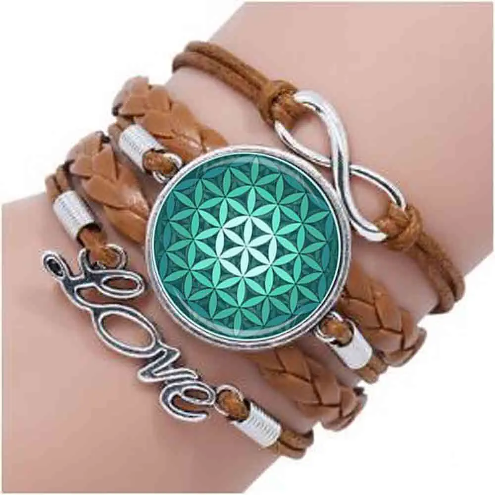 FLOWER OF LIFE bracelet Teal Green Aqua Spiritual Jewelry Inspirational bracelets Sacred Geometry Meditation Jewelry hot
FLOWER OF LIFE bracelet Teal Green Aqua Spiritual Jewelry Inspirational bracelets Sacred Geometry Meditation Jewelry hot