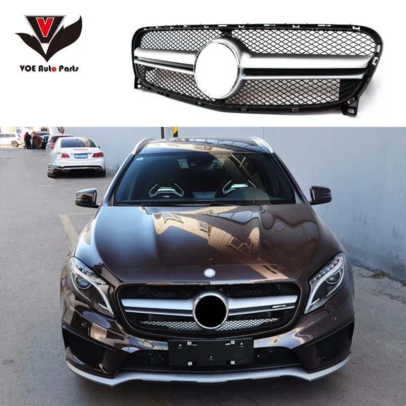 VOE X156 Silver/Black AMG Style Front Racing Grill Grille for Mercedes-Benz X156 GLA-class GLA180 GLA200 GLA250 GLA45 2014-2016
VOE X156 Silver/Black AMG Style Front Racing Grill Grille for Mercedes-Benz X156 GLA-class GLA180 GLA200 GLA250 GLA45 2014-2016
