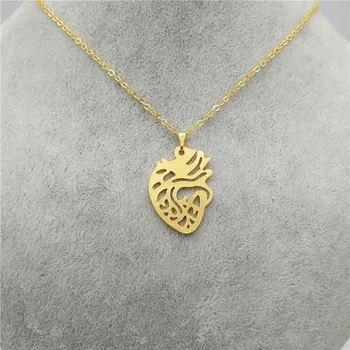 Wholesale Trendy Heart Shape Necklaces & Pendants Nurse Doctor Anatomy Physica Medical Heart Choker Necklace Gold Silver Color
Wholesale Trendy Heart Shape Necklaces & Pendants Nurse Doctor Anatomy Physica Medical Heart Choker Necklace Gold Silver Color