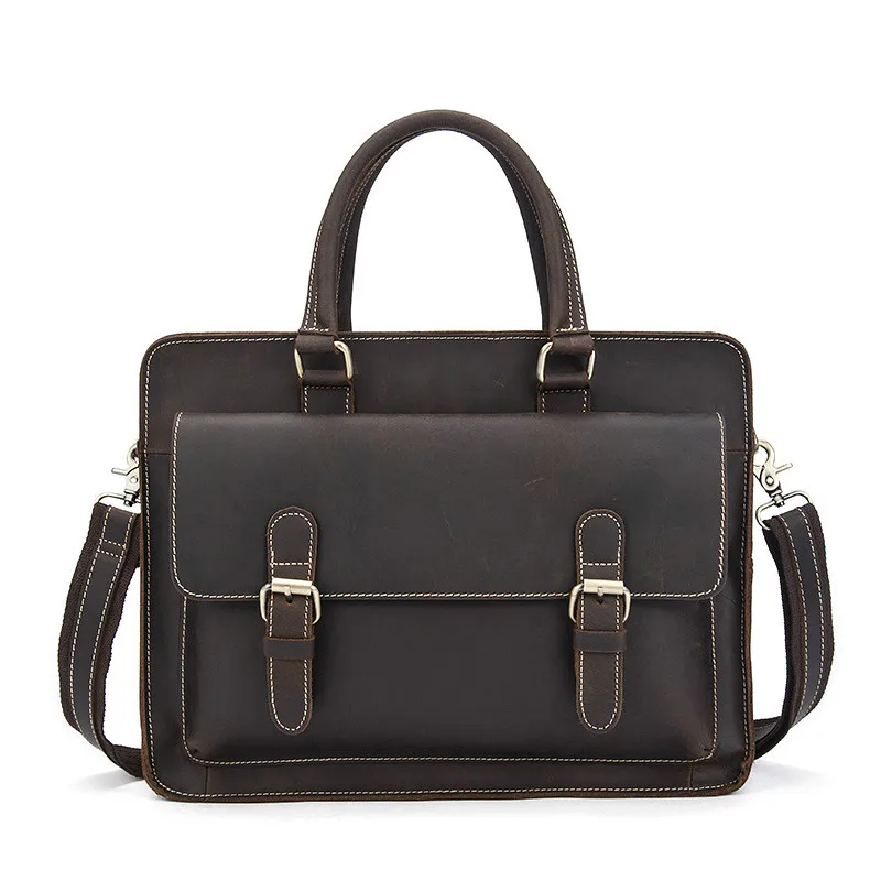 Genuine Leather Men Bag Bolso Hombre Leather Vintage Laptop Computer Bag Business Men Cowhide Handbags Briefcase Bolso Ordenador
Genuine Leather Men Bag Bolso Hombre Leather Vintage Laptop Computer Bag Business Men Cowhide Handbags Briefcase Bolso Ordenador