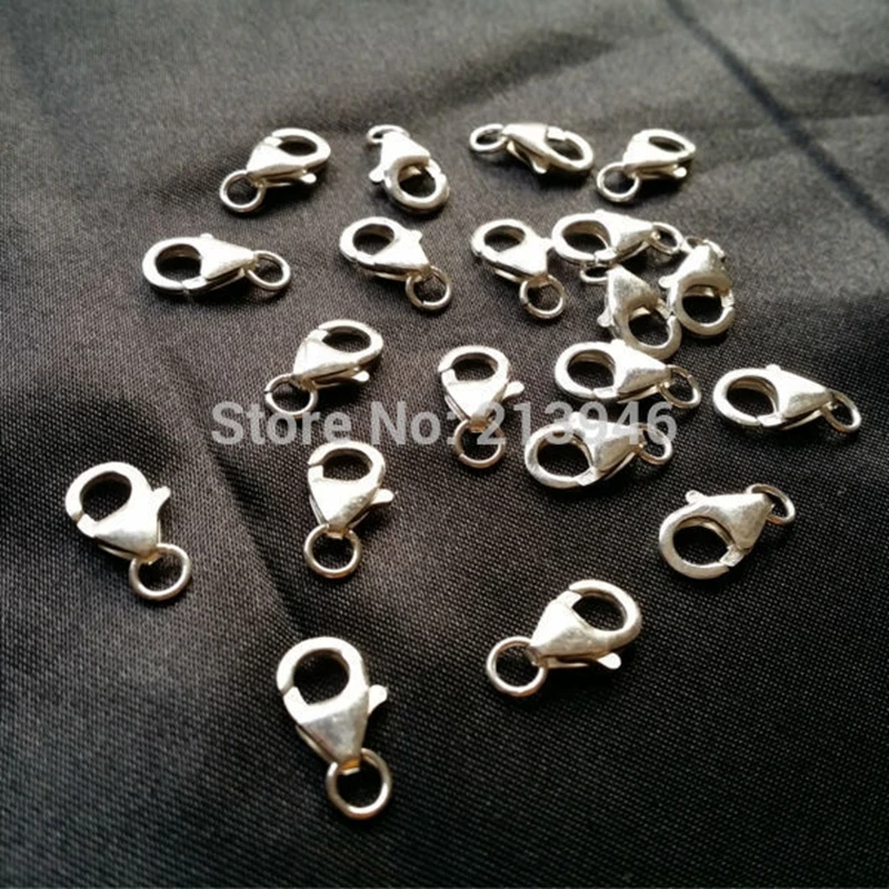 9*6mm 10Pcs/pack " Fake One Penalty Ten " (mark 925) Sterling Silver Lobster Clasps & Hooks Jewelry Findings
9*6mm 10Pcs/pack " Fake One Penalty Ten " (mark 925) Sterling Silver Lobster Clasps & Hooks Jewelry Findings