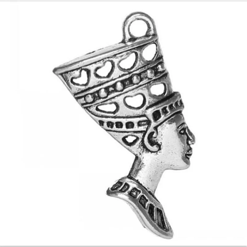 Vintage Tibetan Silver Egypt Queen Nefertiti Charms For Jewelry Making Bracelet Necklace Earrings Keychain Pendants Design Charm
Vintage Tibetan Silver Egypt Queen Nefertiti Charms For Jewelry Making Bracelet Necklace Earrings Keychain Pendants Design Charm