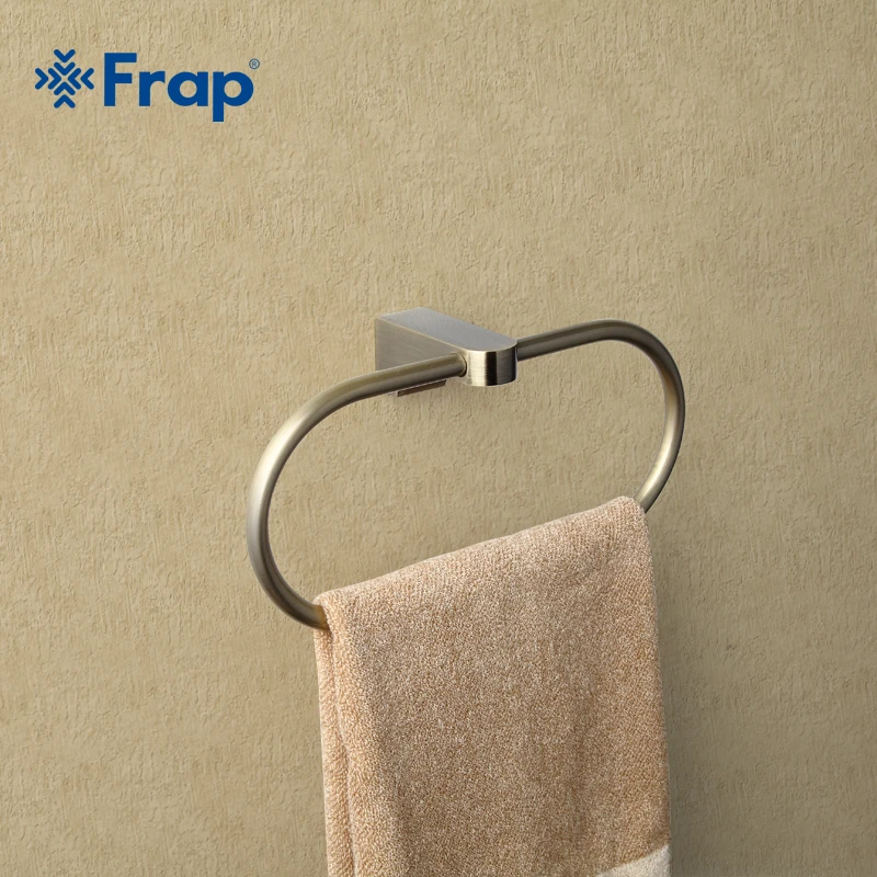 Frap Antique Style Ring Wall Mount Towel Ring Bathroom Accessories Bath Towel Holder Bath Hardware F1404