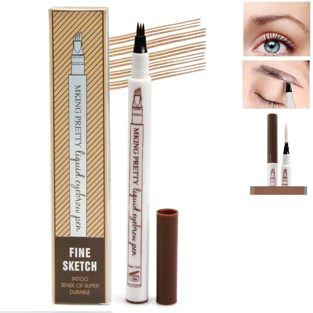 3/4 Heads Eyebrow Pencil Easy to Draw Long-lasting Waterproof and Sweat-proof Water-based Liquid Eyebrow Pencil
3/4 Heads Eyebrow Pencil Easy to Draw Long-lasting Waterproof and Sweat-proof Water-based Liquid Eyebrow Pencil
