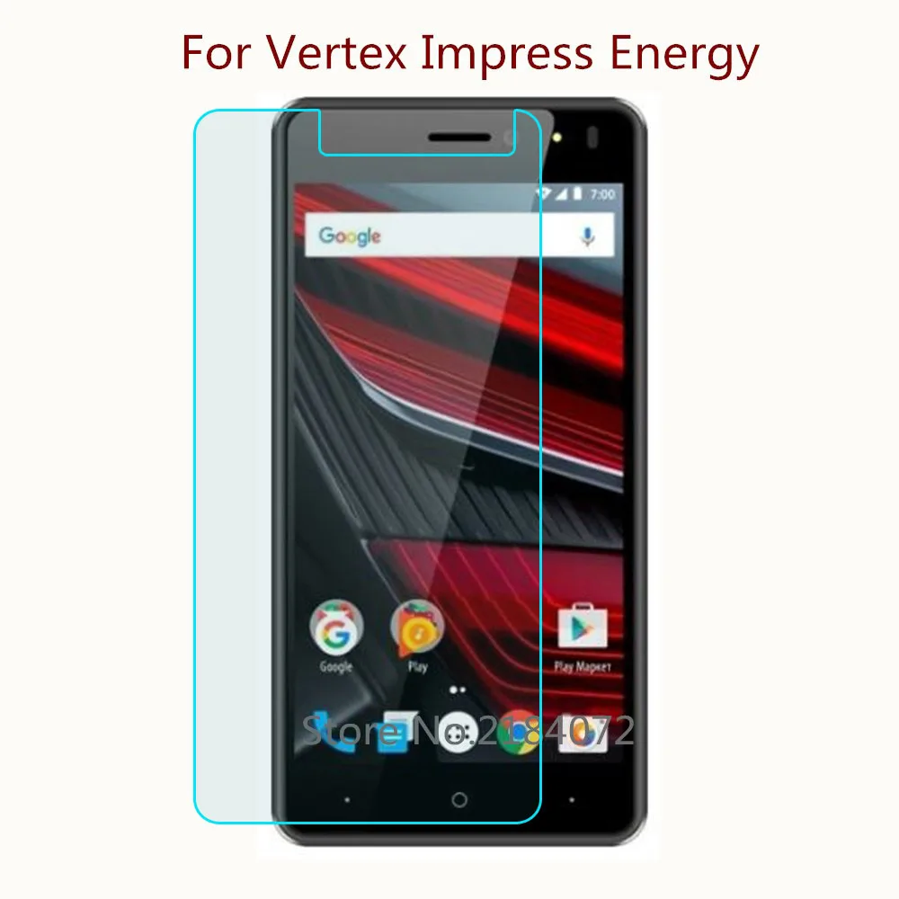 9H 2.5D Screen Protector Glass For Vertex Impress Energy Tempered SmartPhone Front Film Protective | Мобильные телефоны и
