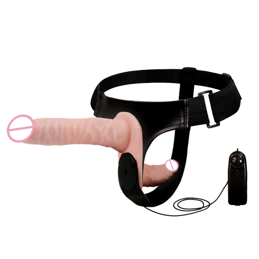 Страпон с вагинальной стимуляцией Orion Strap On Duo, телесный 5671590000 - Orion - Страпоны на трусиках и ремешках - Купить