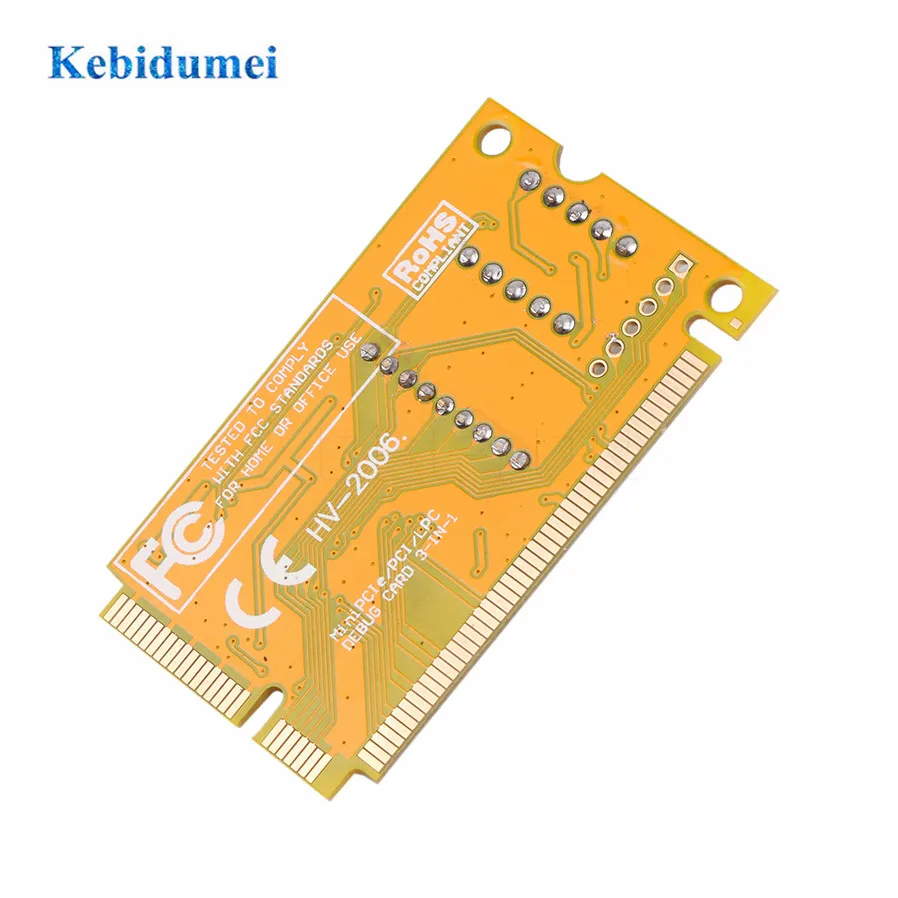 Анализатор Kebidumei PCI E LPC PC проверка почтовой карты er пластиковая/металлическая