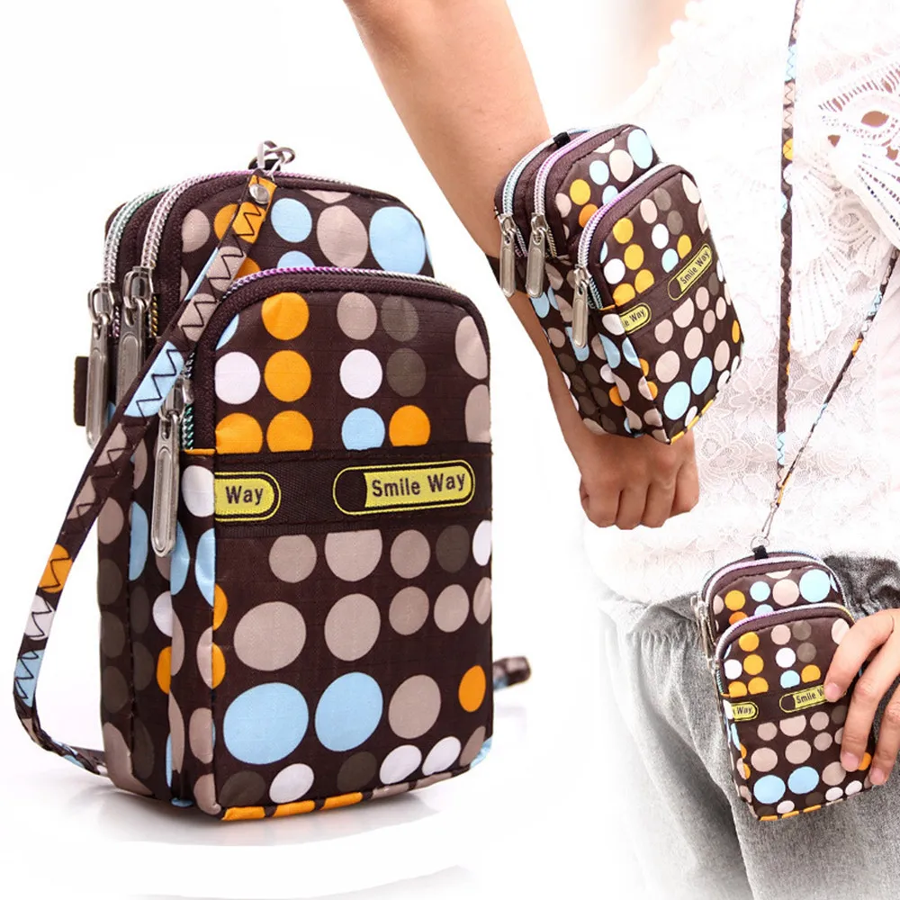 Women's Fashion Printing Zipper Shoulder Bag Arm Band Case Belt Mobile Phone Women Bags Running Belt
Women's Fashion Printing Zipper Shoulder Bag Arm Band Case Belt Mobile Phone Women Bags Running Belt