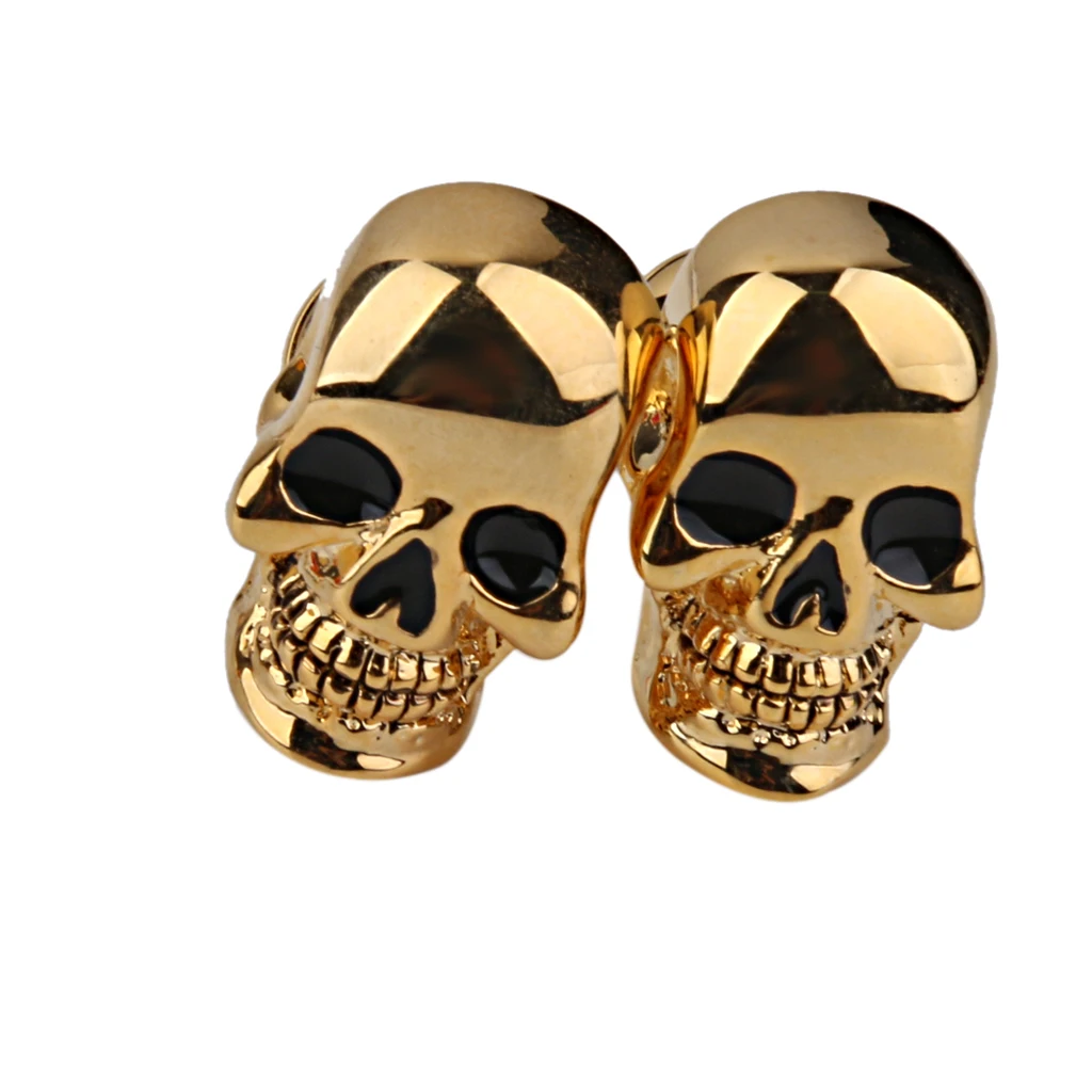1 Pair Gold Tone Scary Copper Skull Cufflinks Cuff Links Halloween Costume Mens Cloth Accessories
1 Pair Gold Tone Scary Copper Skull Cufflinks Cuff Links Halloween Costume Mens Cloth Accessories