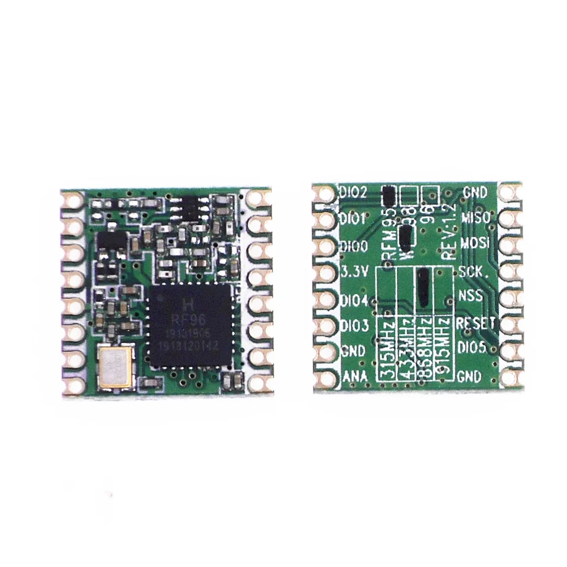 free shipping 2pcs/lot RFM95W 20dBm 100mW 868Mhz 915Mhz DSSS spread spectrum wireless transceiver module SPI SMD lora module
free shipping 2pcs/lot RFM95W 20dBm 100mW 868Mhz 915Mhz DSSS spread spectrum wireless transceiver module SPI SMD lora module